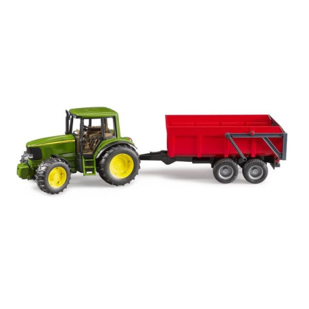 Tracteur miniature John Deere 6920 avec remorque basculante BRUDER U02057