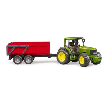 Tracteur miniature John Deere 6920 avec remorque basculante BRUDER U02057