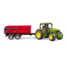 Tracteur miniature John Deere 6920 avec remorque basculante BRUDER U02057