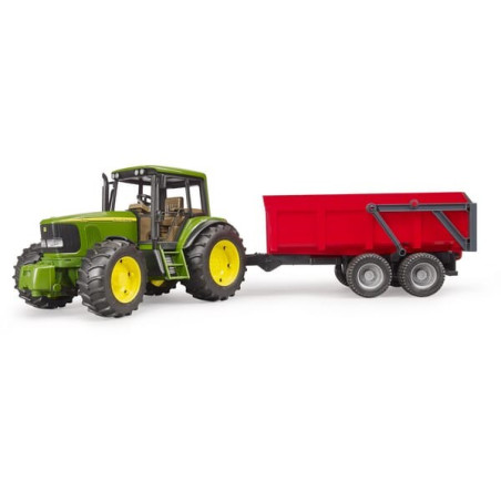 Tracteur miniature John Deere 6920 avec remorque basculante BRUDER U02057