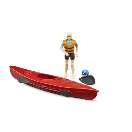 Kayak avec kayakiste miniature BRUDER U63155