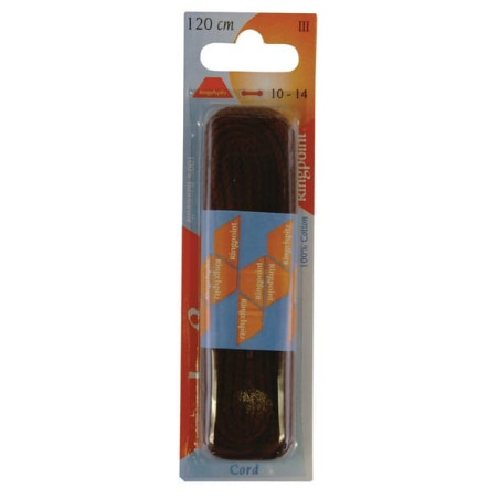 Lacet rond brun 150cm UNIVERSEL 64150126