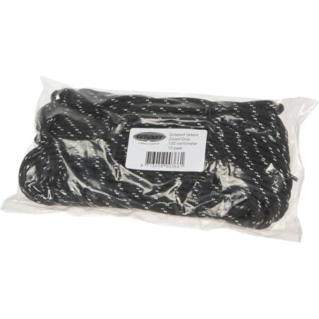 Lacet gris - noir 120cm GRISPORT 24MF