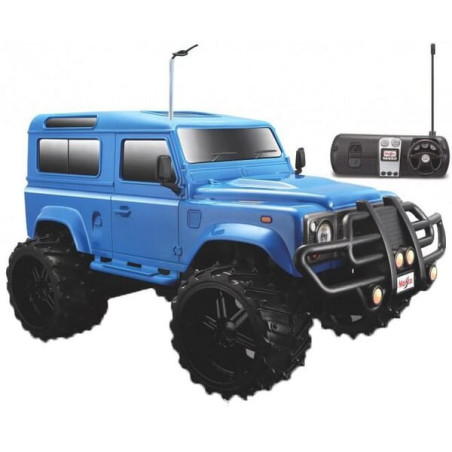 Land Rover Defender miniature RC bleu-noir MAISTO MA82071B