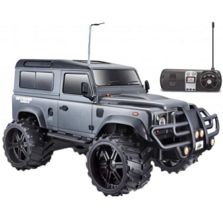 Land Rover Defender miniature RC gris-noir MAISTO MA82071G