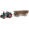 Lanz Bulldog miniature avec remorque SCHUCO O07702
