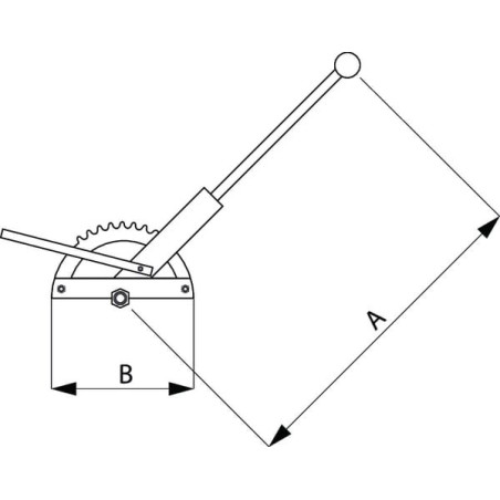 Levier BPW HB2