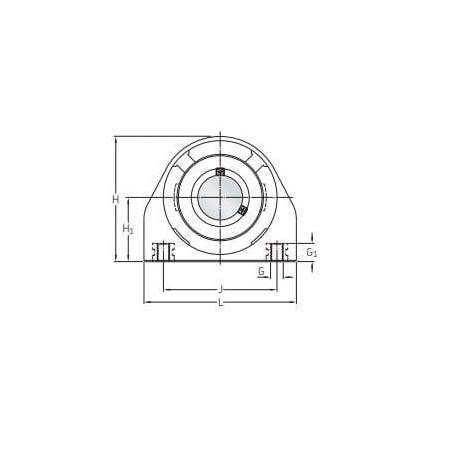Logement de palier gamme alimentaire SKF P2BTC20MCPSS