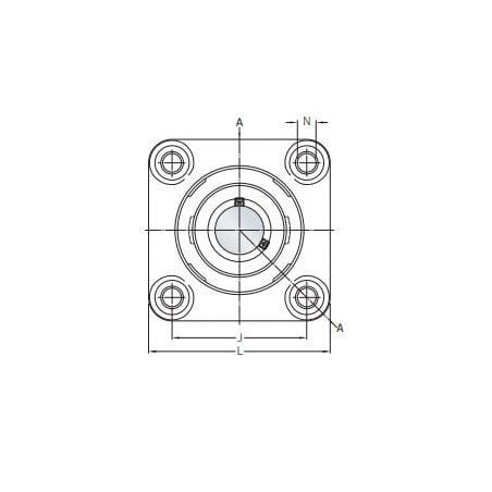 Logement de palier gamme alimentaire SKF F4BC100CPSS