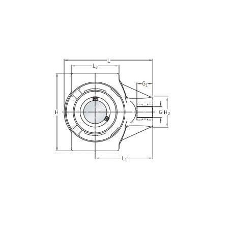 Logement de palier gamme alimentaire SKF WSTUC100CPSS