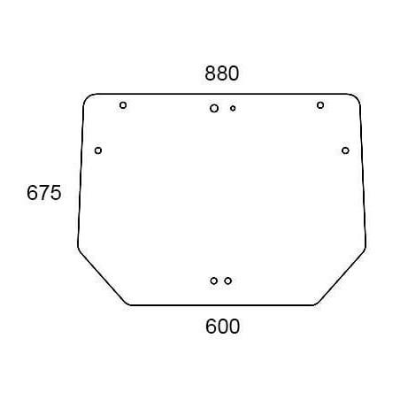 Lunette arrière UNIVERSEL 84224148N