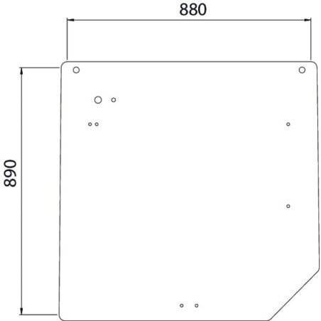 Vitre arrière UNIVERSEL 7700048325N