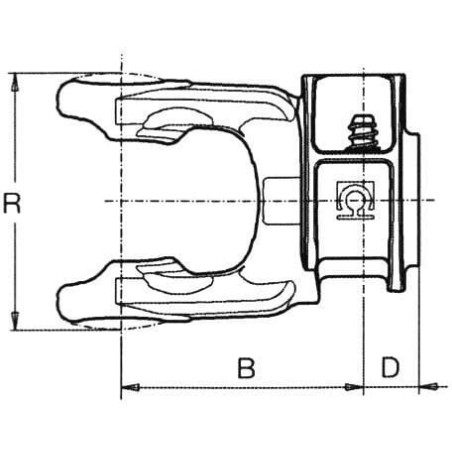 Mâchoire BONDIOLI/6PAVESI 5070L3755