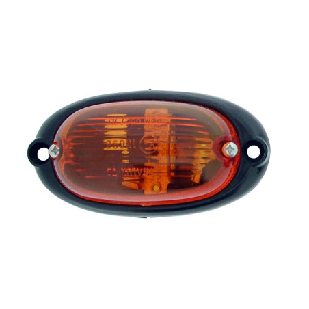 Feu clignoteur latéral orange ovale