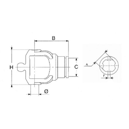 Mâchoire BONDIOLI/6PAVESI 2150L6867