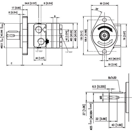 Moteur BATTIONI PAGANI 2601DF