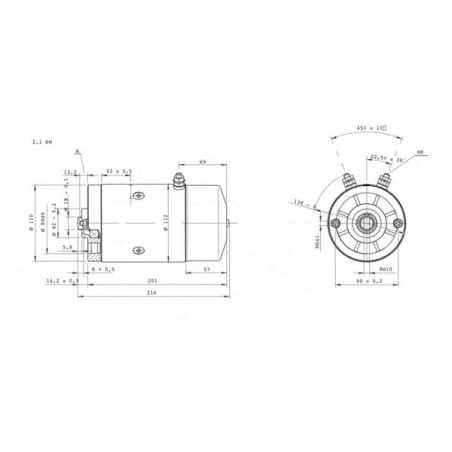Moteur UNIVERSEL MPPDCM12V2100N