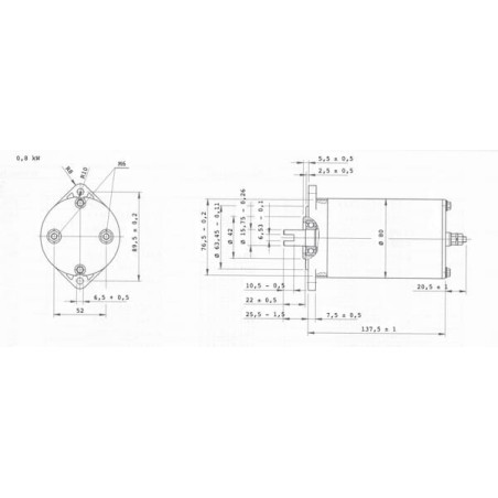 Moteur UNIVERSEL MPPDCM24V800N