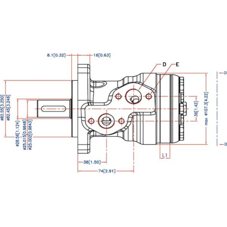 Moteur DANFOSS OMR3151516017