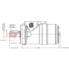 Moteur DANFOSS OMP6301510088