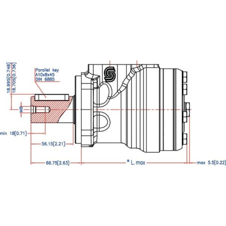 Moteur DANFOSS OMR2001516005