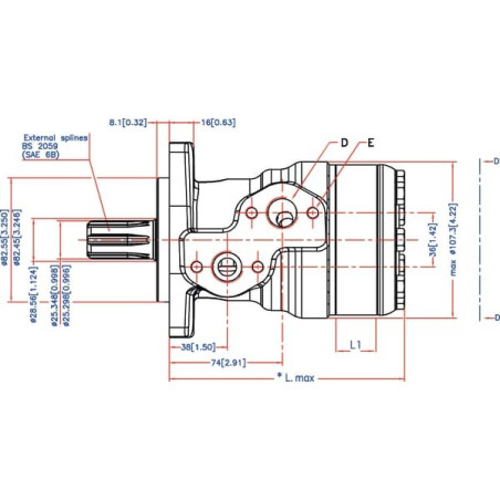 Moteur DANFOSS OMR3751510428
