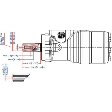 Moteur DANFOSS OMR3751510428