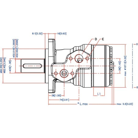 Moteur DANFOSS OMR501510248