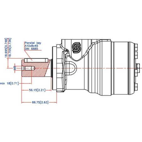 Moteur DANFOSS OMR501510248