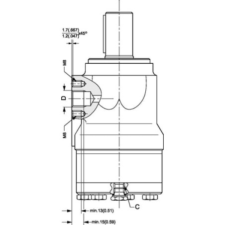 Moteur DANFOSS OMH500151H1016