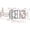 Moteur DANFOSS OMT160151B3000