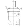 Moteur DANFOSS OMV630151B3103