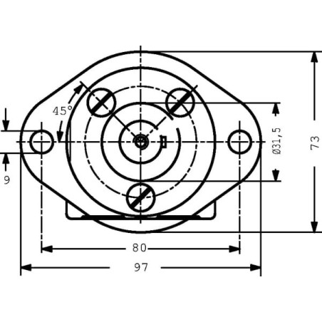 Moteur DANFOSS OMM8151G0041