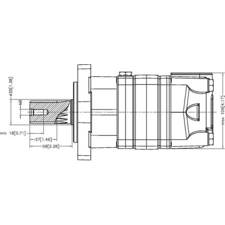 Moteur DANFOSS OMS80151F0507