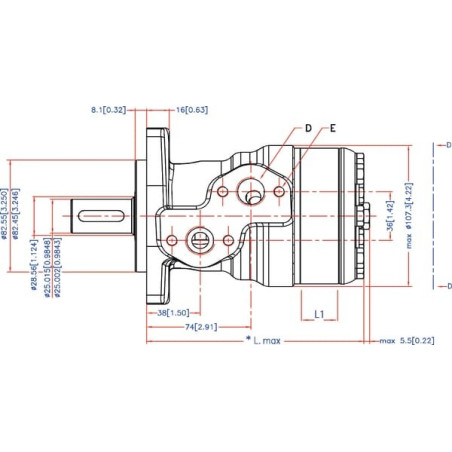 Moteur DANFOSS OMR1601510213