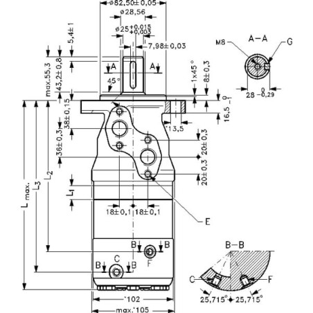 Moteur DANFOSS OMR2001516465