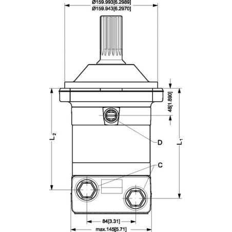 Moteur DANFOSS TMT630151Z3015