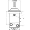 Moteur DANFOSS TMT630151Z3015
