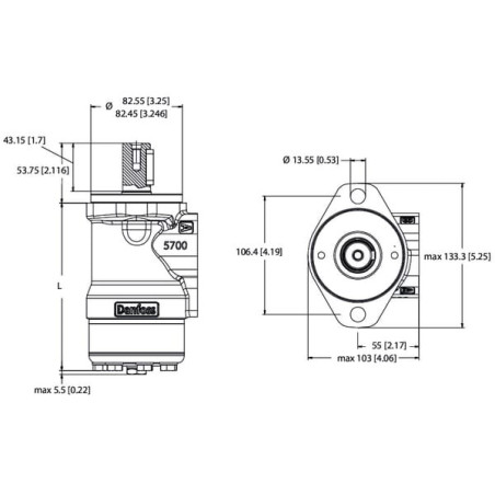Moteur DANFOSS OMPX16011186732