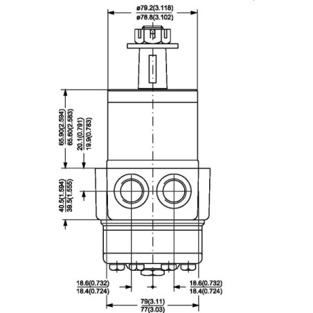 Moteur DANFOSS OMPW2001517171