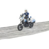 Moto de police Ducati Scrambler miniature BRUDER U62731