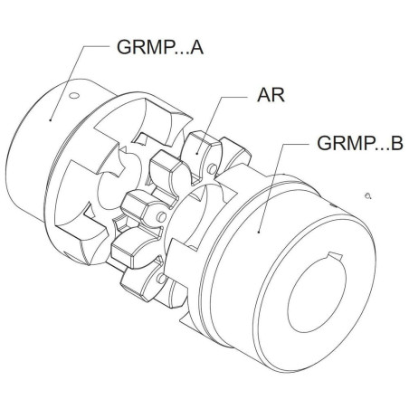 Moyeu SIT GRMALU2838AF28