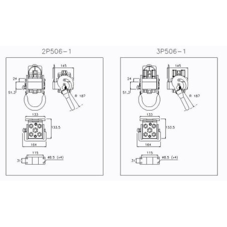 Raccord FASTER 2P5061422FC