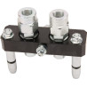 Raccord rapide 2x3/8" FASTER 2PB06238GMC