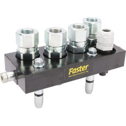 Raccord rapide 4x1/2" FASTER 2PS081412GMC
