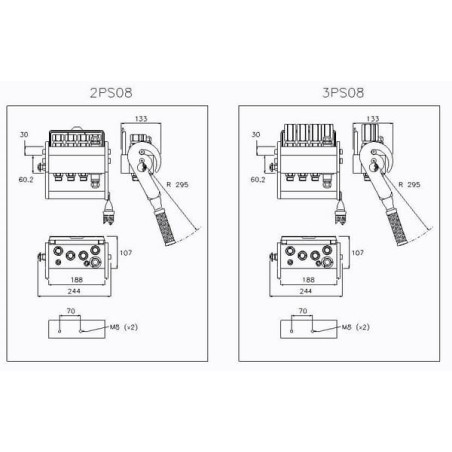 Raccord rapide 4x1/2" FASTER 2PS081412GMC