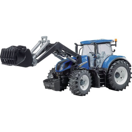 Tracteur miniature New Holland T7,315 avec chargeur frontal BRUDER U03121