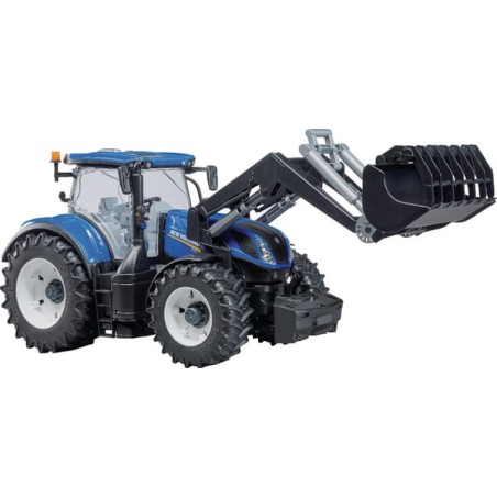 Tracteur miniature New Holland T7,315 avec chargeur frontal BRUDER U03121