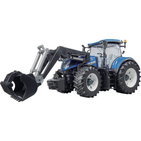 Tracteur miniature New Holland T7,315 avec chargeur frontal BRUDER U03121