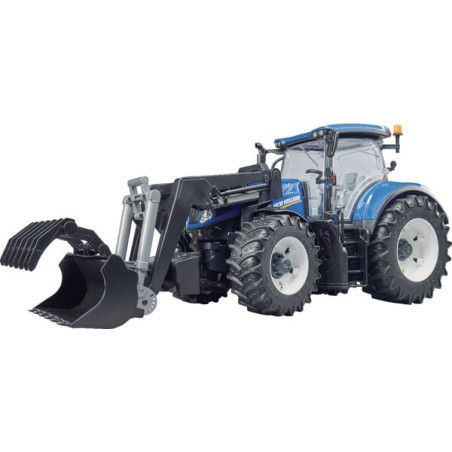 Tracteur miniature New Holland T7,315 avec chargeur frontal BRUDER U03121